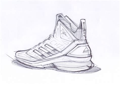 Sketch Work Adidas D Howard Light Sneakers Sketch Shoe Design