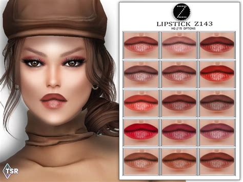 Sims 4 Lipstick Z143 By Zenx At Tsr The Sims Book