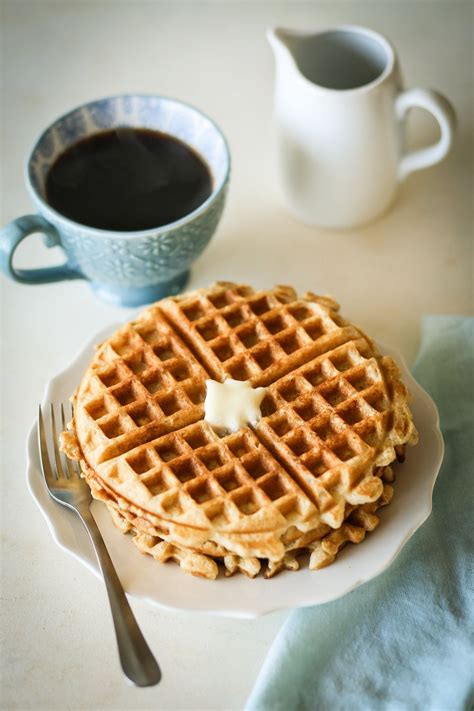 Brown Butter Vanilla Waffles — Set The Table Vanilla Waffle Recipes