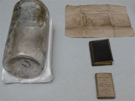 Baltimore Washington Monument Time Capsules Yield Trove Of Artifacts