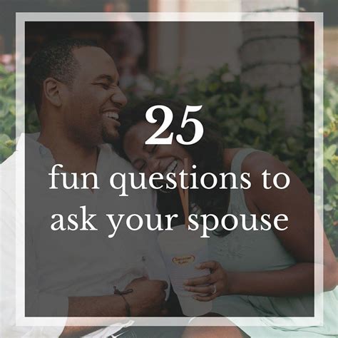 25 Questions To Ask Your Spouse