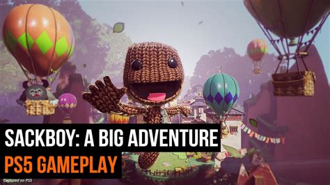 Sackboy A Big Adventure Ps5 Gameplay Complete First Level