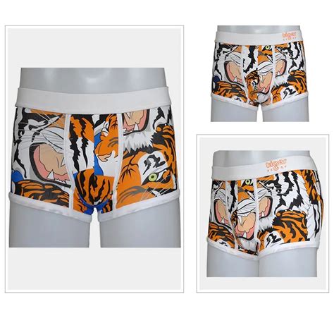 New Design Tiger Print Cotton Spandex Boys Underwear Buy Boys
