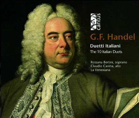 C 9620 George Frideric Handel Duetti Italiani 1199 Euros Cantus