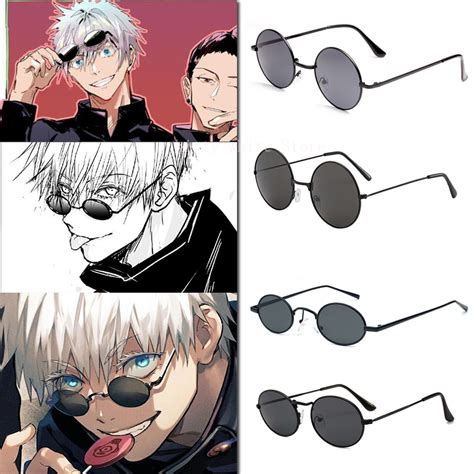 Gojo Satoru Cosplay Glasses Eyewear Jujutsu Kaisen Black Glasses