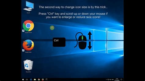 Windows 10 Desktop Icon Size Tip Resize Icons Quickly On The Desktop