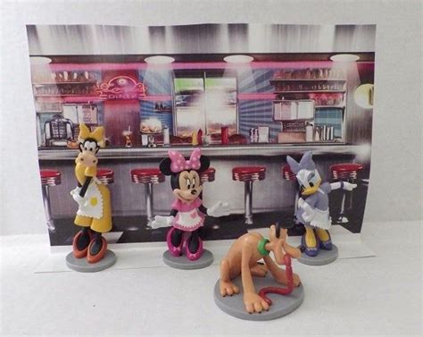 Minnie Mouse Clarabelle Cow Daisy Duck And Pluto Disney Figures With