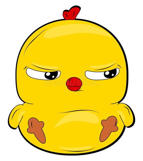 Yellow Chick Cartoon Stock Illustration Illustration Of Emotion