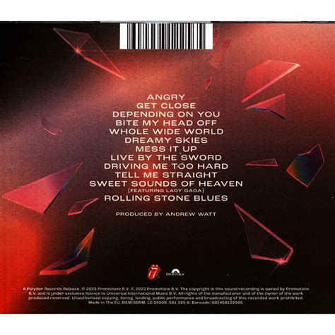 The Rolling Stones Hackney Diamonds Jewell Case Cd Edition Cd