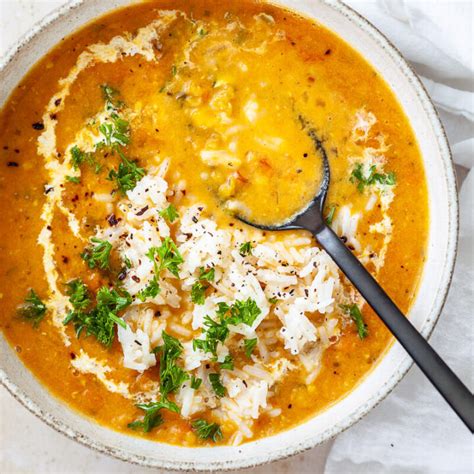 Vegan Red Lentil Curry Soup Vibrant Plate