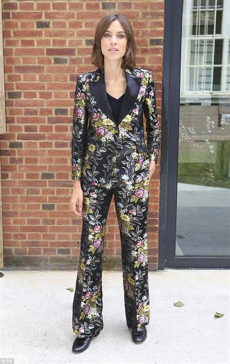 Alexa Chung Shows Off Her Stylish Figure At Vogue Festival In London
