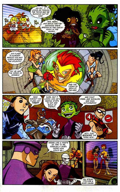 teen titans comic book series teen titans issue great race