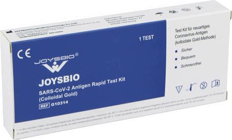 Joysbio Sars Cov 2 Antigen Kit Rapid Test With Saliva Sample 1pc