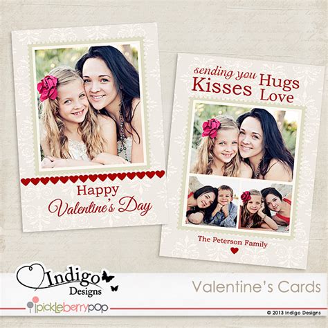 Indigo Designs Photobook Template Love Blooms And Valentines Day Card