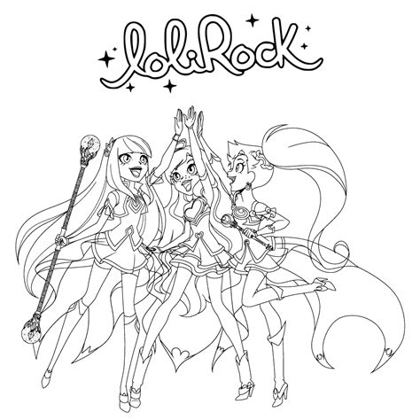 Pin by cecelia on lolirock. LoliRock Coloring Pages - Get Coloring Pages