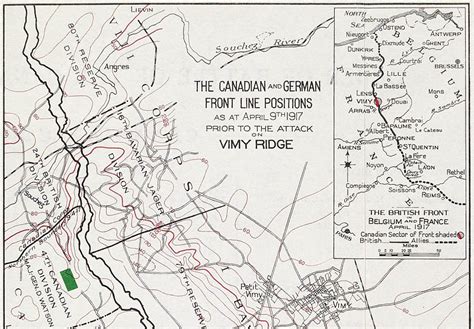 The Battle Of Vimy Ridge The Canadian Corps And Its Preparations The