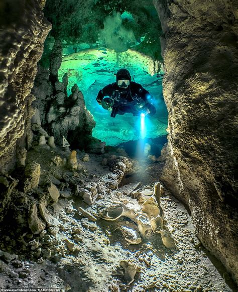 Daring Scuba Diver Photographs Breathtaking Labyrinth Of Underwater Caves Beneath A Mexican