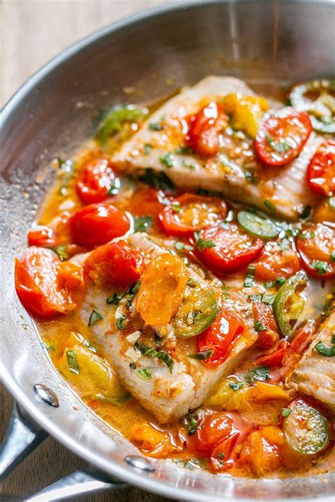 Grill until desired doneness is reached. Tilapia White Fish Recipe in Tomato Basil Sauce — Eatwell101