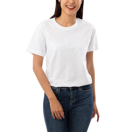 Young Woman In White T Shirt Mockup Cutout Png File 12487263 Png