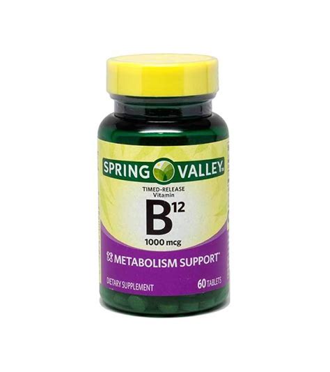 Spring Valley Vitamin B12 1000mcg Tablets 60pcs Wealzin