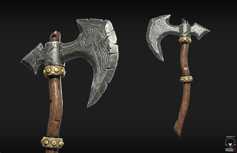 The art of matte painting. Stylized Weapons 3D model | CGTrader