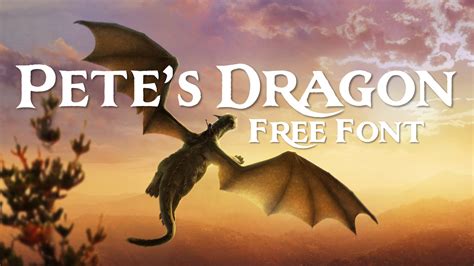 Honestly, the big reason i'm not upset about the pete's dragon remake is that the original pisses me off. Download Pete's Dragon font | fontsme.com