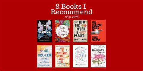 8 Books I Recommend—march 2023