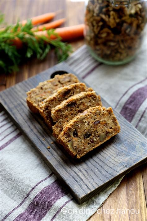 Carrot cake sans oeufs et sans blé On dine chez Nanou
