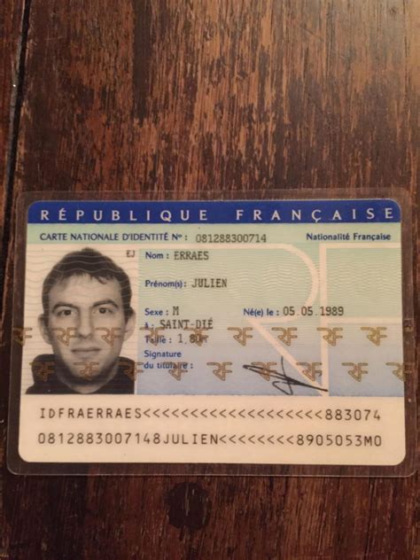 Any badge below can be customized with your. Fake French ID Card, buy fake french identity card