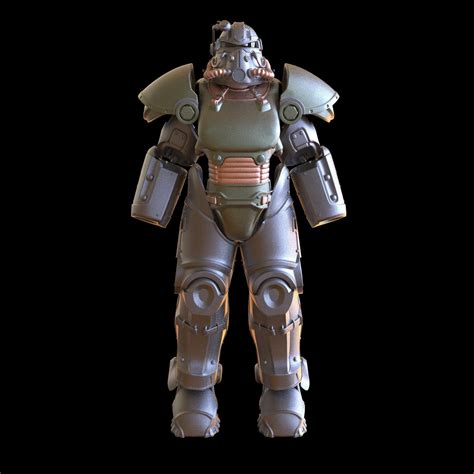 Fallout T B Wearable Power Armor D Stl And Papekura Model Etsy