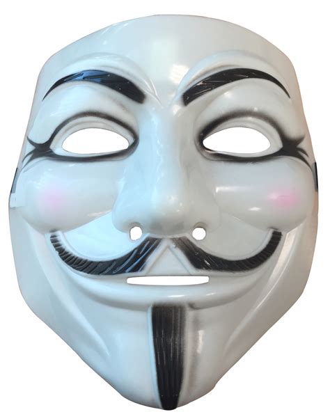 Plastic Anonymous Mask Adult
