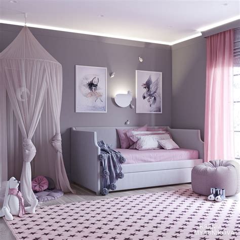 10 Pink And Grey Bedrooms A Soft And Feminine Color Scheme Dhomish
