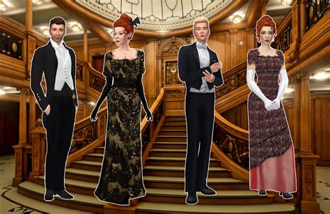 Titanic Lookbook Part 2 Sims 4 Clothing Sims Medieval Sims 4