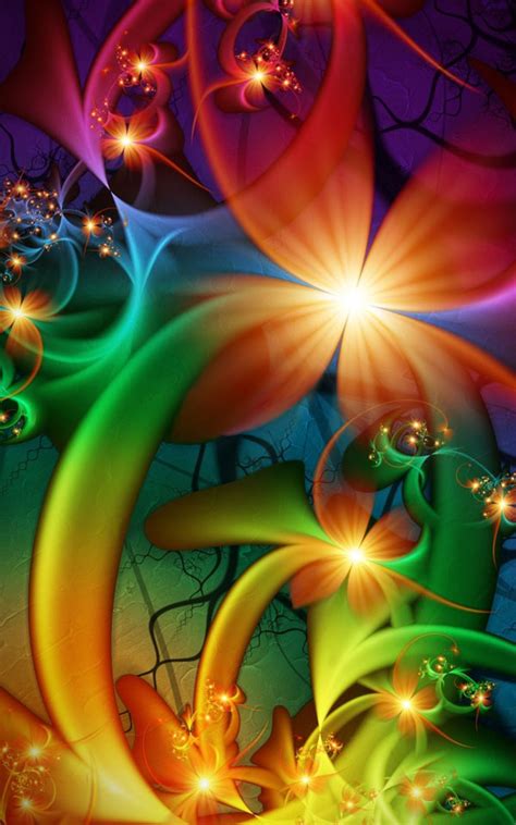 Will visually expand the space in a small wallpaper. 50 Beautiful Fractal Flowers