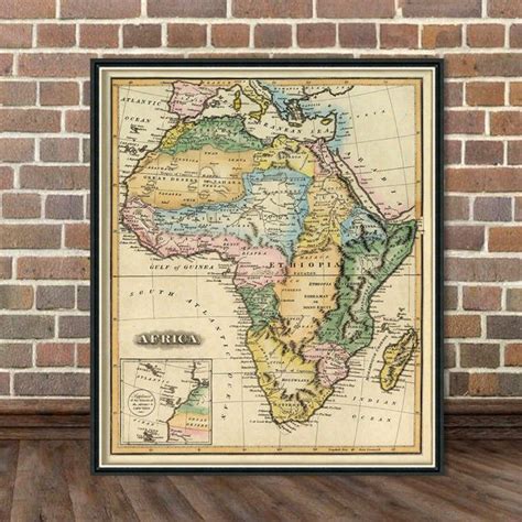 Antique Africa Map