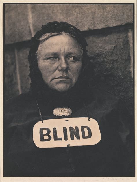 Blind Woman New York Paul Strand 3343334 Work Of Art
