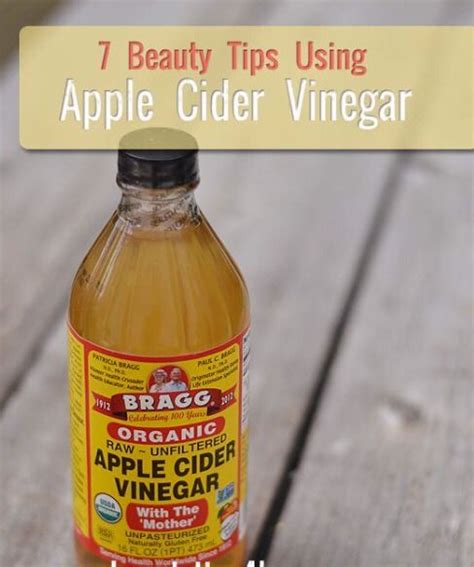 7 Beauty Tips Using Apple Cider Vinegar Apple Cider Vinegar Beauty