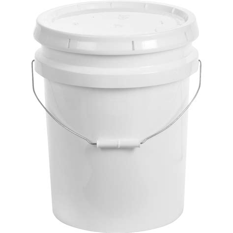 Clear 5 Gallon Plastic Bucket