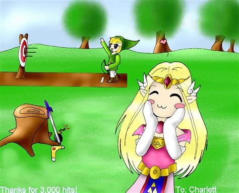 3000 Views Link And Zelda By Brigette On Deviantart