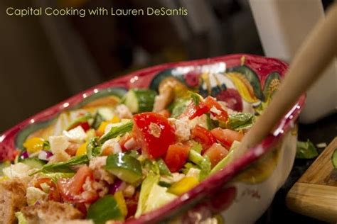 Capital Cooking With Lauren Desantis Recipe Tuscan Panzanella Salad