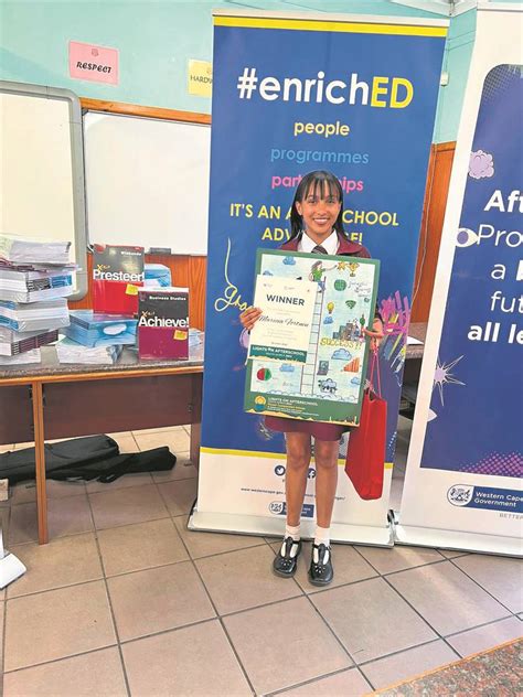 Poster Helps Elsies River High School Pupil Win National Competition