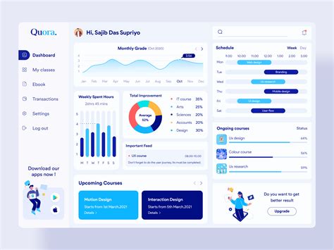 Dribbble - Elearning Dashboard - Student Version 2.png by Sajib Das Supriyo