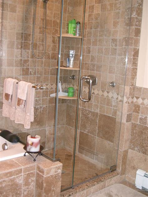 Shower tile another small renovation that packs a big impact is a shower renovation. tumbled marble at Lowes | Tumbled travertine tile, Tumbled ...