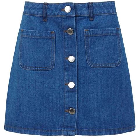 miss selfridge mid wash denim mini skirt mini skirts denim mini skirt denim button skirt