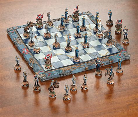Civil War Chess Board Game Set Total Tshop