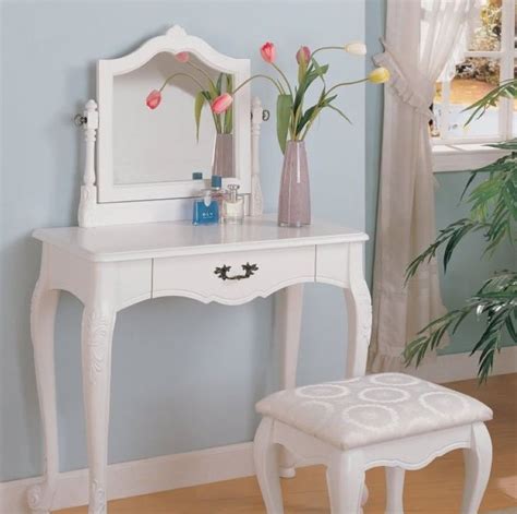 Representation Of Elegant Vanity Chair And Stool That You Must Have