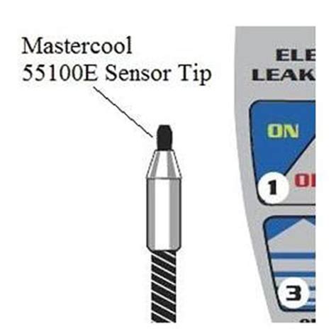 Mastercool Electronic Leak Detector With Brass Gauge Set 55100 R Kit