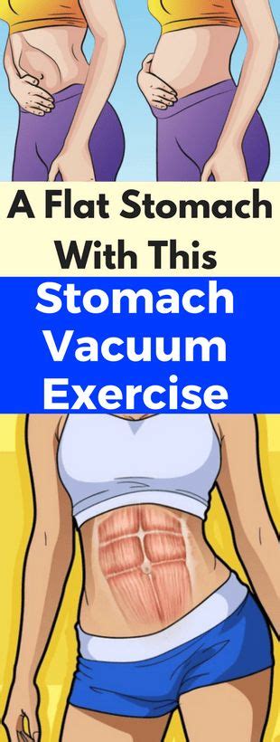 A Flat Stomach With This Stomach Vacuum Exercise Stomach Vacuum