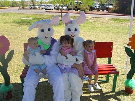 Girls And The Easter Bunnies Flickr Photo Sharing