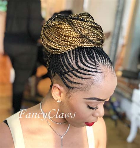 43 Braided Bun Hairstyles For Black Hair Stayglam Stayglam